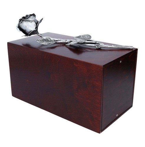 Unique Artistic Cremation Urn Rose- Funeral Urn for Adult Ashes Urn - Picture 7 of 9
