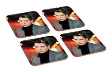 John Newman - 4 St&uuml;ck Holz Untersetzer Set