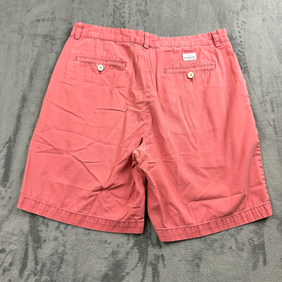 Pantalones Cortos Club Vineyard Vines Para Hombres Talla 33 Rosa 8" Chino Aire Libre Golf Preppy Foto 2 de 4