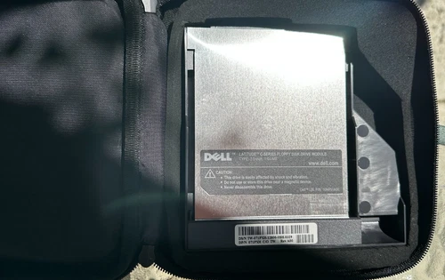 Dell Latitude C-series floppy drive PH-071PXH with case and additional cable