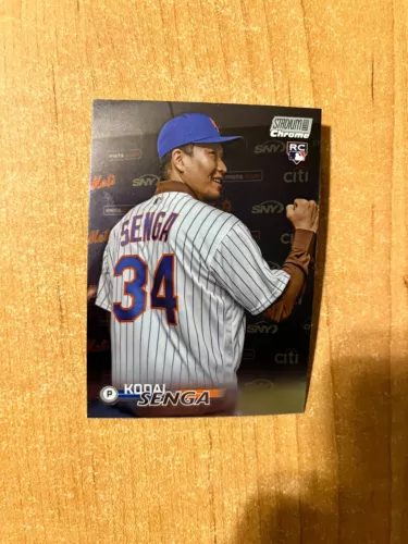 2023 Topps Stadium Club - Kodai Senga - #185 Chrome Parallel METS