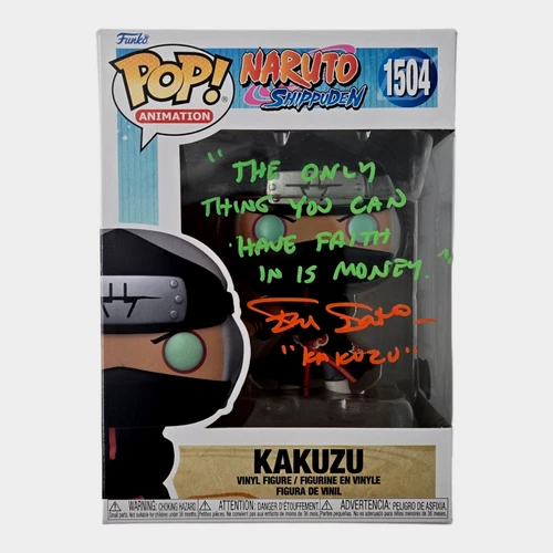 Fred Tatasciore Signed Funko Pop Naruto Autograph Kakuzu #1504 Beckett COA 737