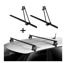 2x Fahrradträger ORION + Dachträger EVO Stahl für für für Seat Mii (KF1) 5 Türer
