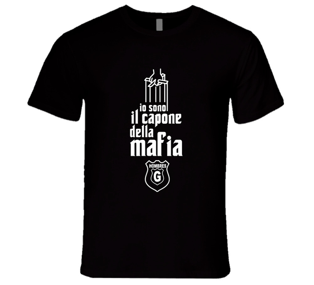 Hombres G Venezia io Sono il Capone Della Mafia Spanish Rare Rock Band T Shirt