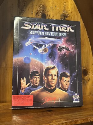 Vtg Star Trek 25th Anniversary Computer Video Game 3.5  Floppy Disks Interplay