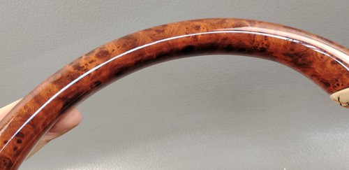 LEXUS GX470 LX470 WOODEN MARBLE HYDROPDIPPED MULTIMEDIA STEERING WHEEL - Picture 11 of 19