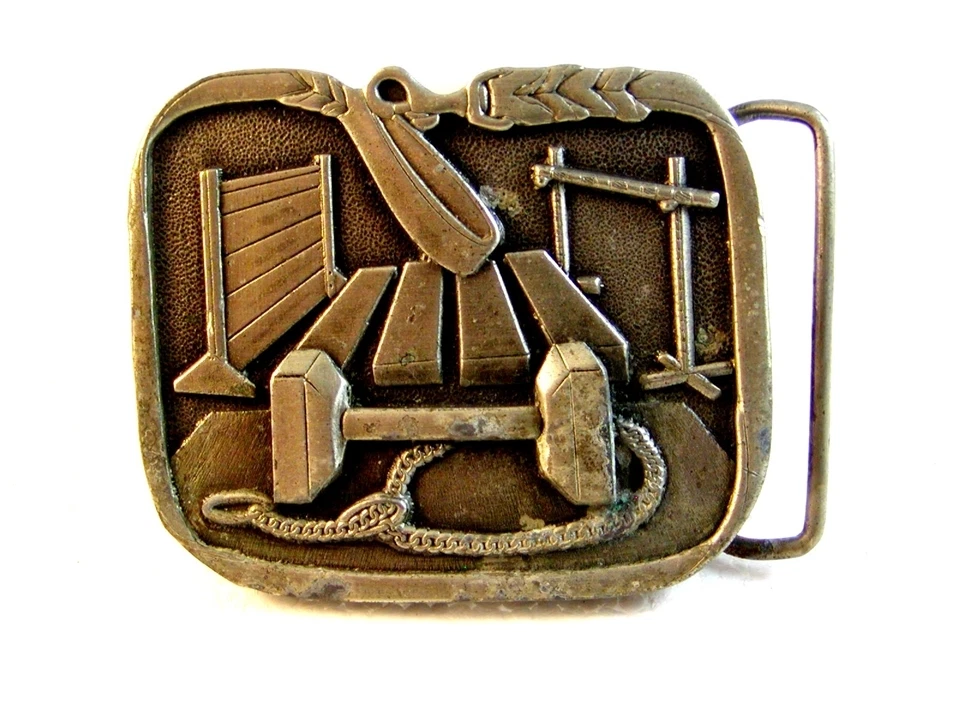 Vintage J and J Dog Supplies Belt Buckle eBay