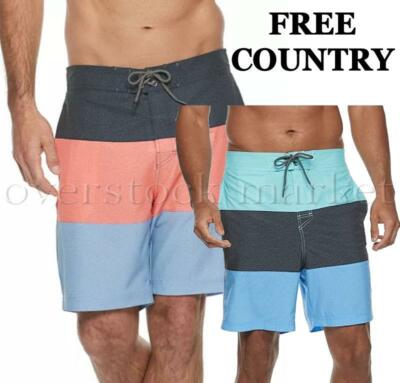 men's 4 way stretch swim trunks