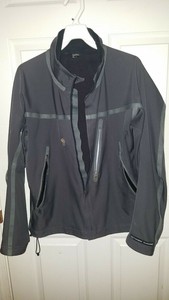 Mountain Hardwear Conduit softshell large men's grey jacket full zip | eBay