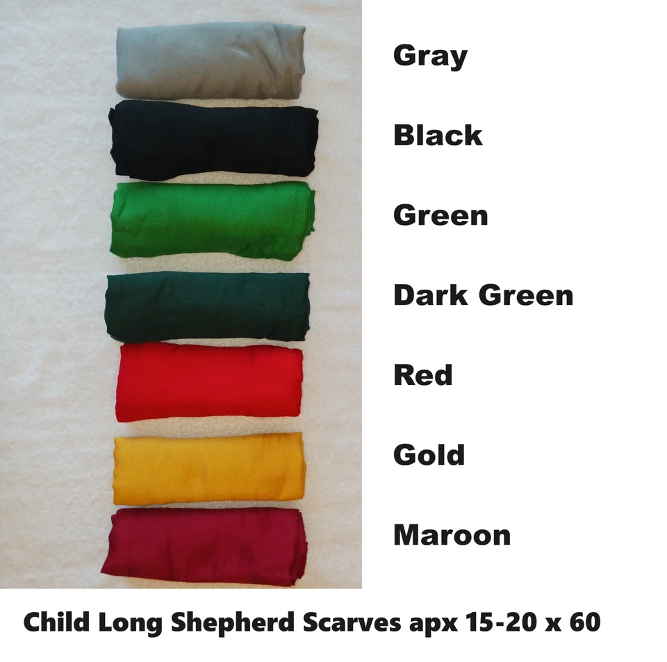 Natividad Pastor Tocado José Biblia Pastor Bufanda Muchos Colores Foto 2 de 4