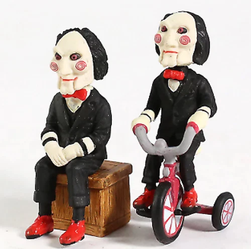 Horrorfilm Säge Billy Mini PVC Figur Horror Puppen Deko Kinder Spielzeug - Bild 6 von 16