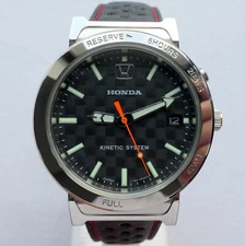 Honda Seiko Motorsport Carbon Fiber Car Accessory NSX Racing Sport Kinetic Watch