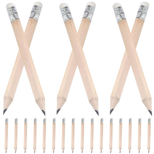 60 Pcs Golf Pencil Primary School Pencils Short and Fat for Kindergarten