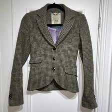 Jack Wills Sold Out Tweed Blazer Jacket Horse Racing Cheltenham Races Size Uk 8