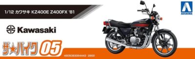 Aoshima 1/12 model kit Kawasaki KZ400E Z400FX 1981 from Japan