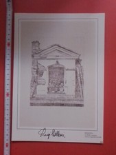 Luigi Delleani Autografo Originale Su Ritaglio Signed Pittore Firmato