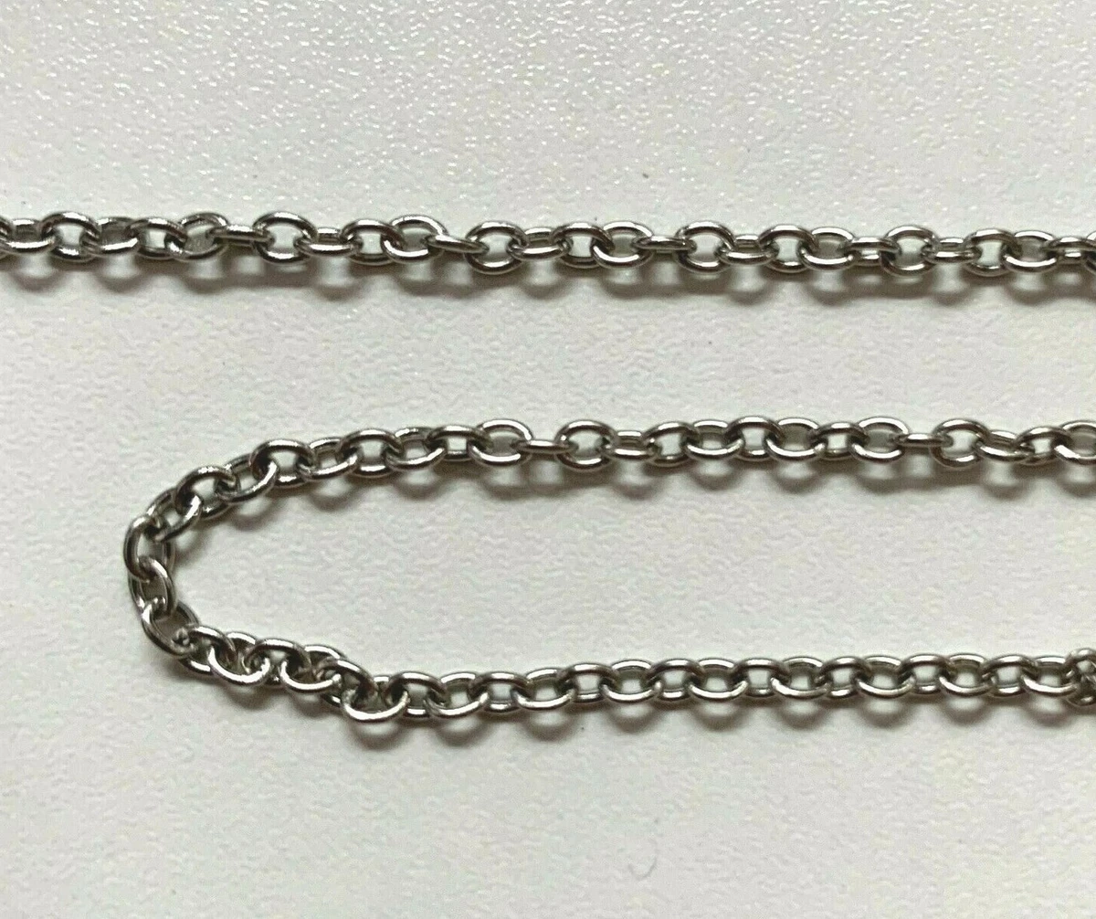STAINLESS STEEL CABLE CHAIN 1.5mm 3mm NECKLACE MAKING JEWELLERY REPLACEMENT