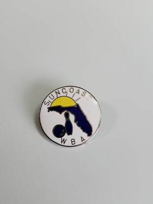 Suncoast Florida WBA Lapel Pin Women's Bowling Association