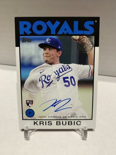2021 Topps Kris Bubic 1986 Autograph Auto Rookie Card RC #86A-KB Royals INSERT