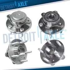 Front & Rear Wheel Bearings and Hubs for Mercury Sable Ford Taurus X FWD only