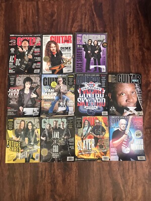 Guitar World 2015 Lot 11 Of 12 Good Condition (Pantera Dimebag, B.B. king .
