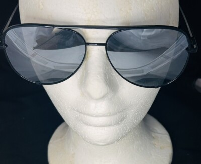 Quay Australia DESI Perkins High Key Mirror Lens Aviator Black