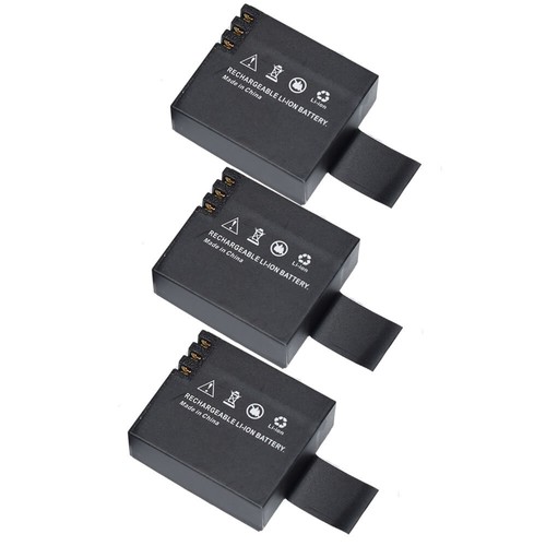 3-Pack Battery SJ4000 For SJCAM HD DVR Wifi Action Waterproof Sport Camera OS480 - Bild 1 von 7