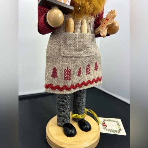 Chef Nutcracker 14.5" Country Gingerbread Baker Nutcracker Christmas Decor - Picture 2 of 7