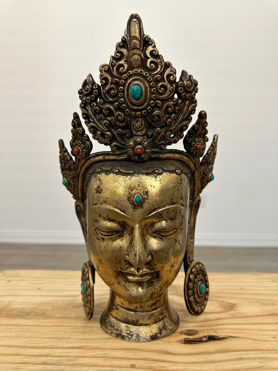 铜佛像古董原创中国风雕像、雕像| eBay
