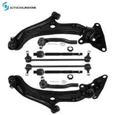 8x For 2009-2013 Honda Fit Front Lower Control Arm Ball Joint Tie Rod Suspension