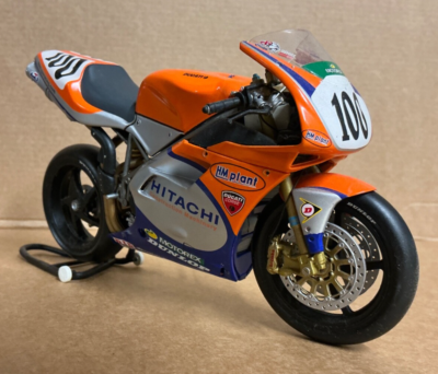 2001 MINICHAMPS NEIL HODGSON DUCATI 996RS #100 FACTORY HM PLANT