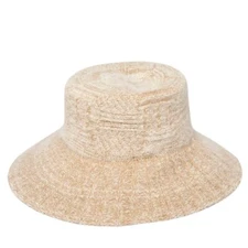 San Diego Hat Co Cape Horn Bucket in Camel Angora Blend Sweater Knit (New)