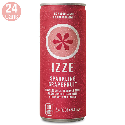 Izze Sparkling Juice, Grapefruit, 8.4 Fl Oz (24 Count) | eBay