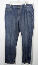Carhartt Mens Jeans Size 40 Blue Denim 40x32 Workwear Relaxed Fit Farm Barn