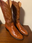 NOCONA "Ostrich" Full Quill  8D  Cowboy Boots — photo 2