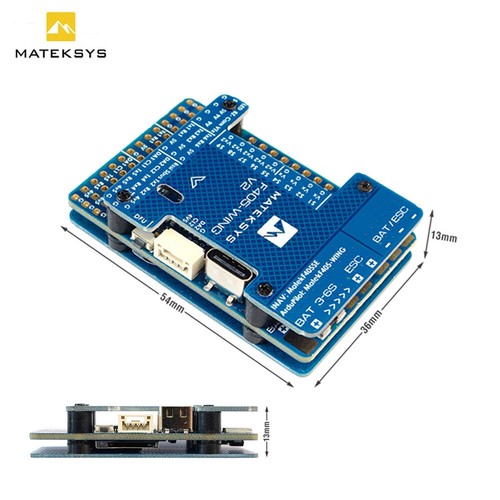 Matek F405-Wing-V2 STM32F405RGT6 controller di volo integrato ICM42688P OSD SDSlot - Foto 4 di 5