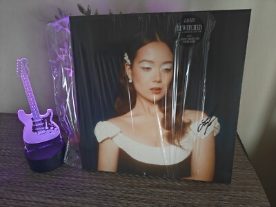 LAUFEY Bewitched The Goddess Edition Blue Vinyl 2xLP Hand Signed Sleeve / Jacket