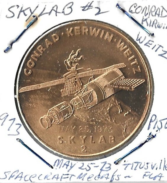 Skylab 2 Conrad Kerwin Weitz 1973 1-1/2
