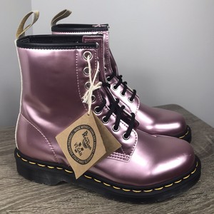 pink vegan boots