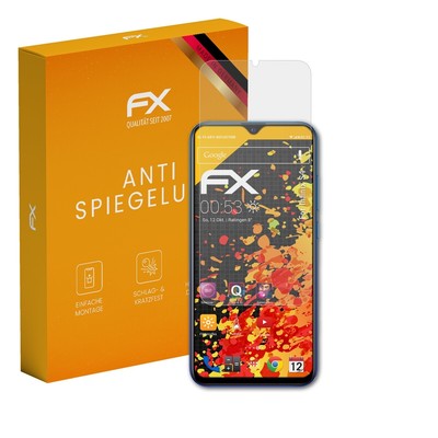 atFoliX 3x Displayfolie für Infinix S4 Schutzfolie matt&stoßfest Folie
