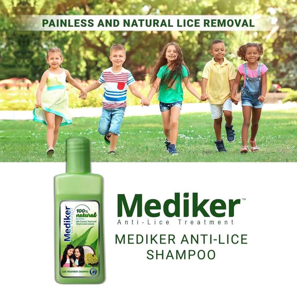 Mediker AntiLice Treatment Shampoo, 50 ml, Green +free shipping eBay