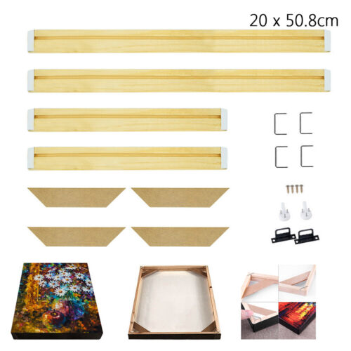 CANVAS STRETCHER BARS FRAMES STRIPS KITS DIY FOR OIL PAINTING WALL ART 70 SIZES - Picture 7 of 28