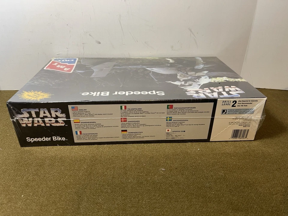 Star Wars Speeder Bike Model Kit AMT ERTL New Sealed In Box - Image 3 of 4