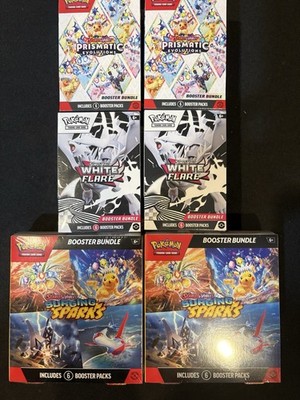 Pokemon Booster Bundles Lot Of 6