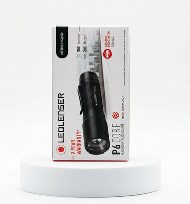Ledlenser P6 Core LED Taschenlampe 300 Lumen Fokus Aluminium IP54 Kompakt