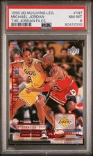 1998 UD MJ Living Legend Michael Jordan #147 PSA 8 The Jordan Files Kobe Bryant