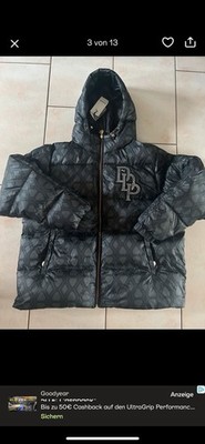 PUMA x DAPPER DAN Winterjacke Reversible Puffer Daunenjacke Herren Größe M