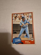 MIKE TYSON 1981 TOPPS #294 FREE SHIPPING 