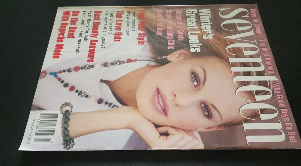 Seventeen Magazine November 1993 Krissy Taylor Niki Taylor  Depeche Mode Foto 4 de 4