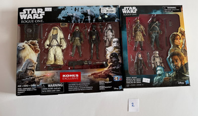 NEW--STAR WARS ROGUE ONE lot Khols 4-pack and SAW GERRERA, TWO TUBEs, TANK PILOT